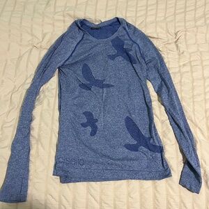 Oiselle Flyte long sleeve deep blue medium